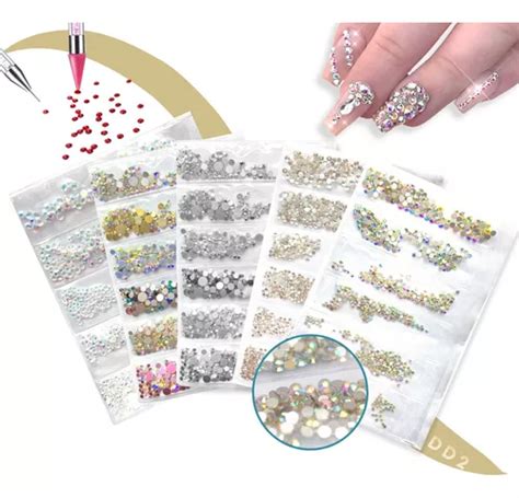 Strass Cristales Piedras 3d Para Uñas Decoración Nail Art MercadoLibre