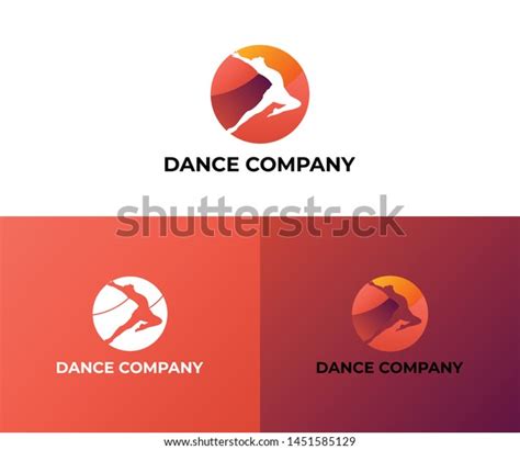 Dance School Logo Vector Company Stock Vector (Royalty Free) 1451585129