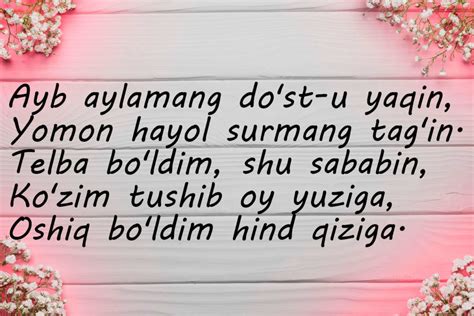 Sevgi haqida qisqa sherlar - HAQIDA