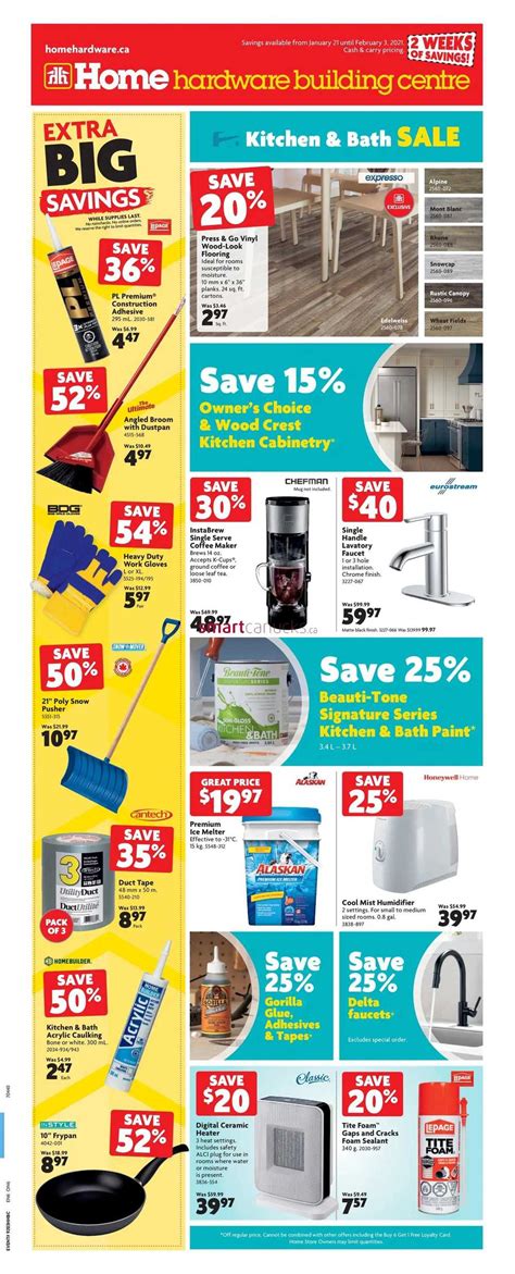 Home Hardware Building Centre On Flyer January To February