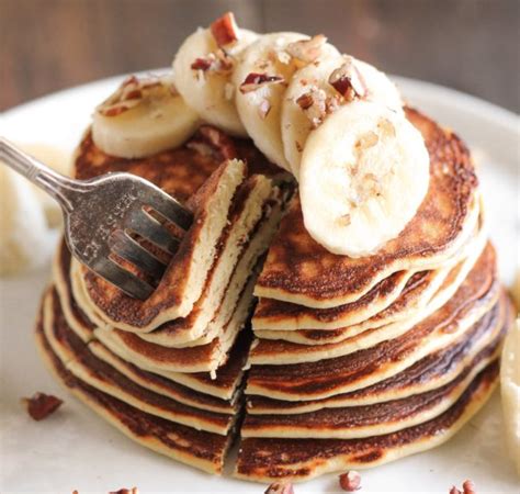 Healthy Banana Protein Pancakes Recipe With 22g Of Protein Per Serving