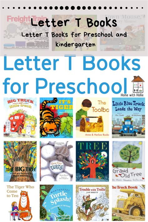 Letter T Books for Preschool - Home With Hollie