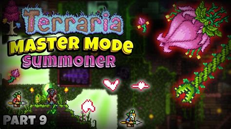 Beware Of Plantera Terraria Master Mode Summoner Part 9 Youtube