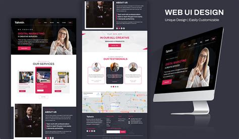 Web UI Design Sample by Tahmin Sathy on Dribbble