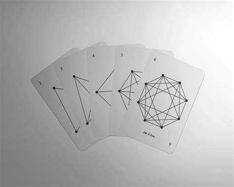 dots / lines card game on Behance