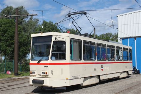 Der Tatra Wagen T6A2 704 Aus Dem Baujahr1990 Von CKD Praha Smichov