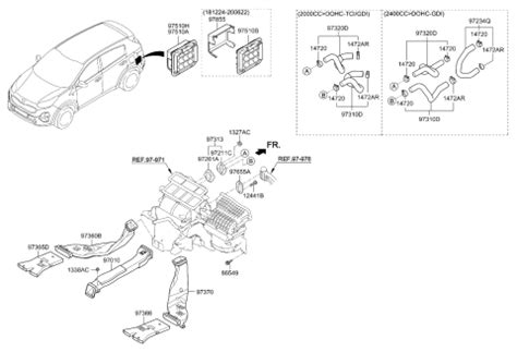 D Genuine Kia Grille Assembly Air Extractor