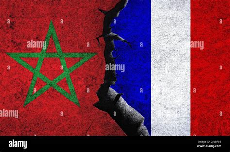 France morocco flag hi-res stock photography and images - Alamy