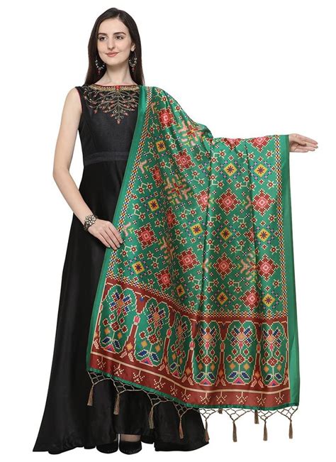 Multi Colour Digital Print Designer Dupatta Dupatta Style Indian