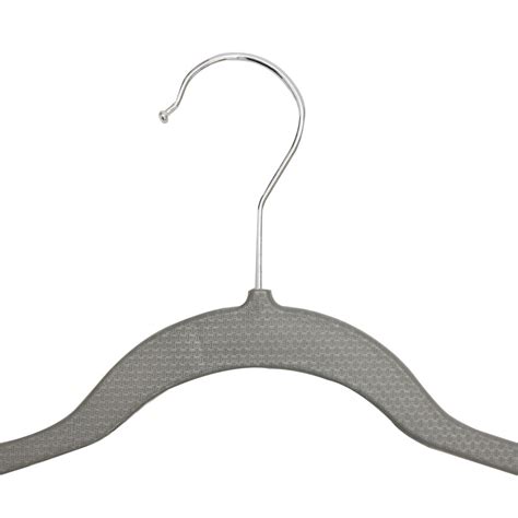 Pk Plastic Clothing Hangers Assorted Grey White Jvl Homeware