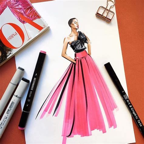 10 Exhilarating Draw A Fashionable Dress Ideas Illustration Fashion