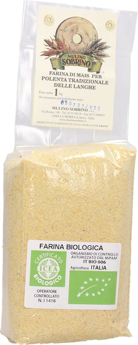 Mulino Sobrino Bio Maismehl für Polenta 1 kg Piccantino Onlineshop