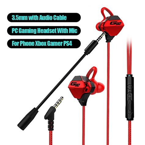 Inline Mic Headphones Dfdlu Gaming Earbuds For Mobile Games Compatible With Nintendo Switch