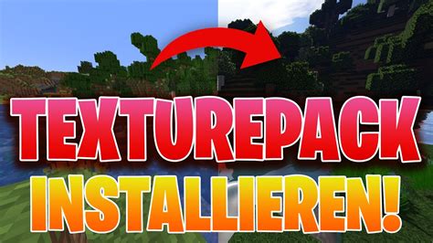 Minecraft Texture Pack INSTALLIEREN Wie Installiert Man Texture Packs