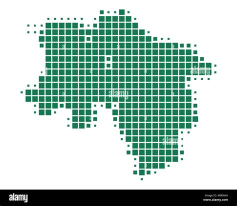 Map of Lower Saxony Stock Photo - Alamy