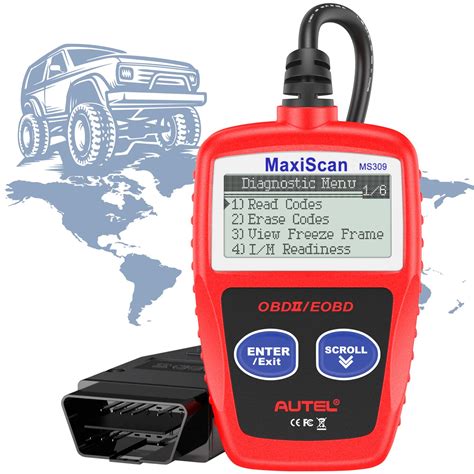 Buy Autel OBD2 Scanner MaxiScan MS309 Car Check Engine Code Reader