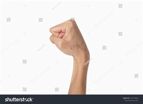 Hand Gesture Make Fist Side View Stock Photo 1573773823 Shutterstock