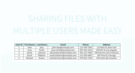 Free Sharing Files Templates For Google Sheets And Microsoft Excel - Slidesdocs