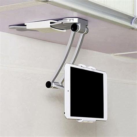 Generic 2 In 1 Kitchen Tablet Stand Wall Mount Under Cabinet Holder