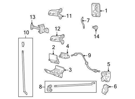 Yc3z78266a46aa Ford Door Latch Cable Lakeland Ford Online Parts Lakeland Fl