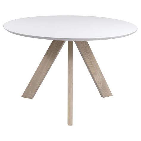 Table à Manger Ronde Blanche D 120 Cm Goteborg Tables à Manger Pier