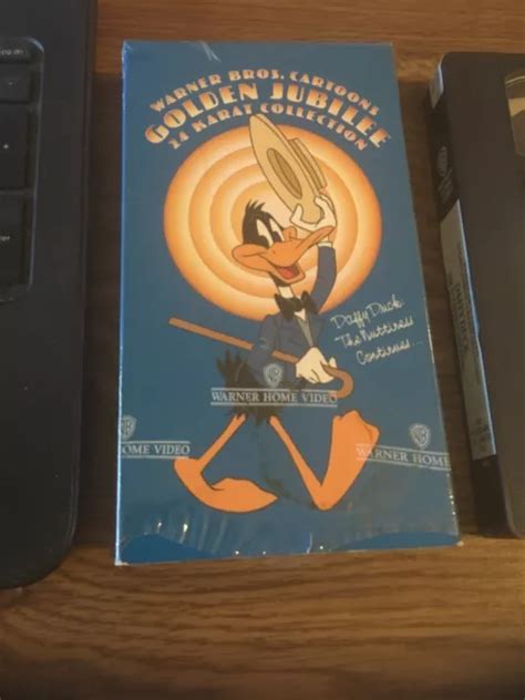 WARNER BROS CARTOONS GOLDEN JUBILEE 24 Karat Collection VHS Daffy Duck