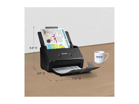 Epson WorkForce ES-400 II Color Duplex Desktop Document Scanner for PC ...