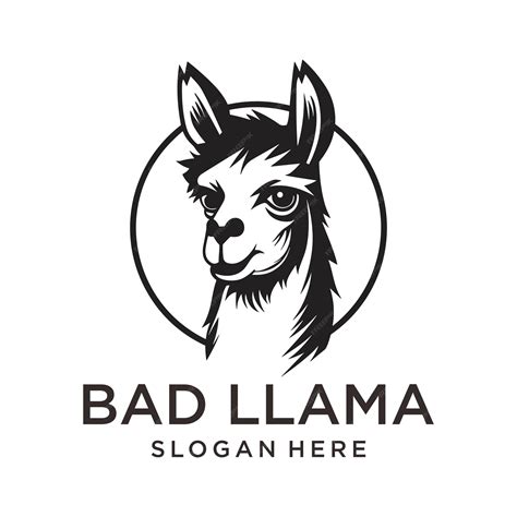 Premium Vector Llama Head Animal And Wild Life Logo Vector Illustration