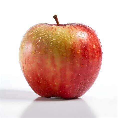 Manzana Roja Aislada Sobre Un Fondo Blanco Foto Premium