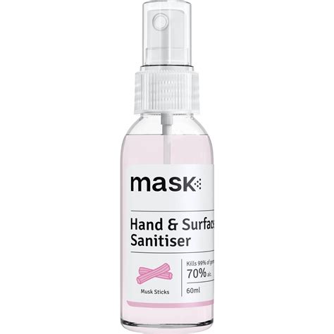 Mask Hand Surface Sanitiser Musk Sticks Spray Ml Woolworths