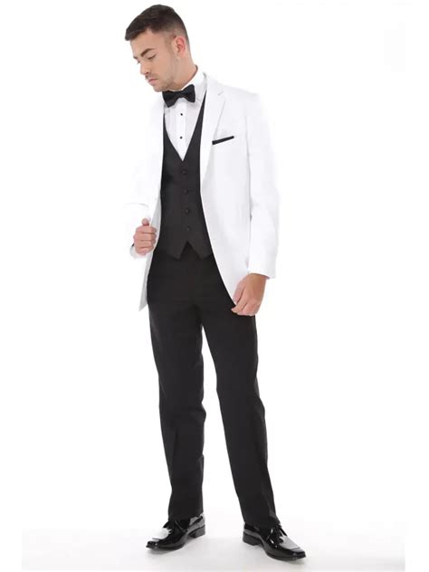 White Mystic Russo Tux Dresses Limousine