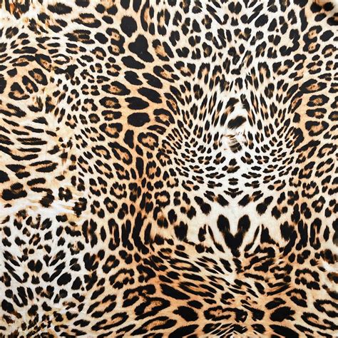 CHEETAH PRINT Printed Velvet Fabric - Curtains Cushions Lampshades