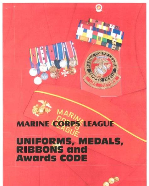 Marine Corps League Medals And Ribbons Chart