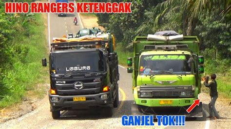 Hino Trailer Merayap Hino Rangers Gak Kuat Nanjak Kernet Sampai Turun