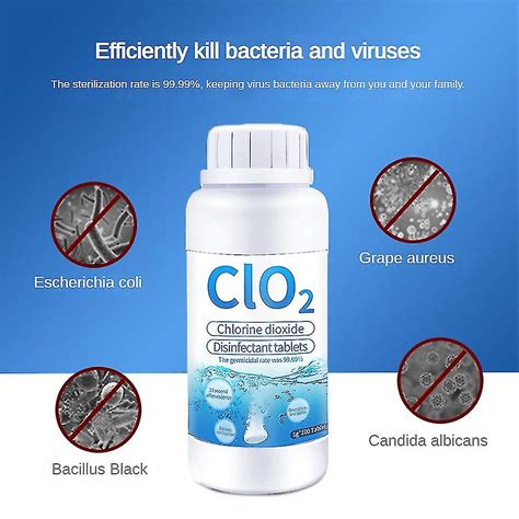 Food Grade Chlorine Dioxide Effervescent Tablet Clo2 Anti Bacterial