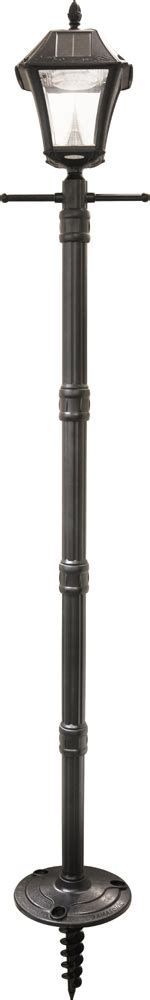 Gama Sonic Baytown Ii Solar Lamp Post With Ez Anchor Base