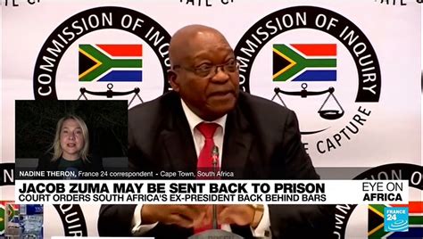 South African Appeal Court Orders Zuma Back To Jail Video Dailymotion