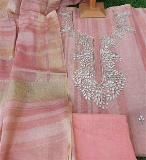 Unstitched Gotta Patti Aaditri Clothing Banarasi Suit At Rs 1350 Piece