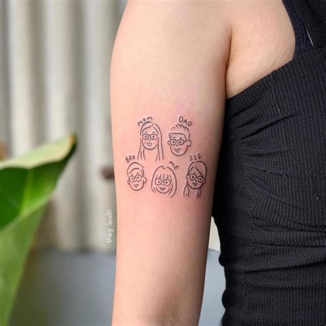 Tatuajes De Familia S Mbolos Peque Os Minimalistas