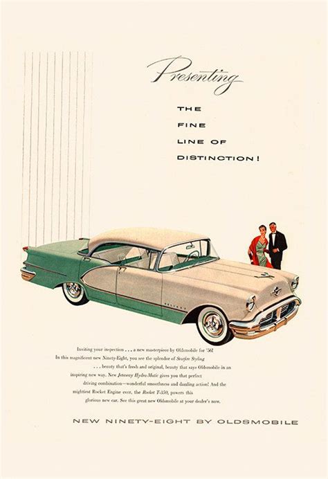 VINTAGE CLASSIC CAR Ad, Retro Car Ad, Car Poster Antique Hot Rod Car ...