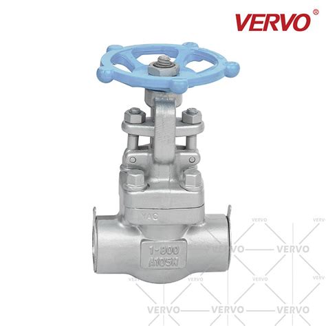 ASTM A182 F321 Gate Valve 1 Inch 1500 LB API 602 RF Vervo