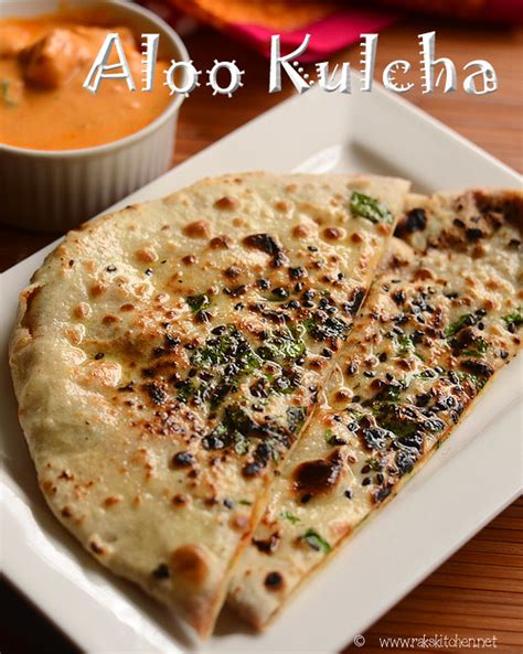 Aloo Kulcha Recipe Indian Flatbread Raks Kitchen