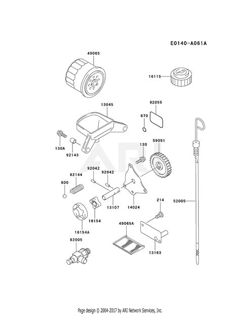 Kawasaki Fd620d Bs13 4 Stroke Engine Fd620d Parts Diagram For Lubrication Equipment