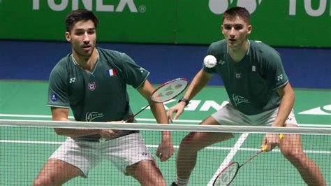 Video Badminton Les Fran Ais Toma Et Christo Popov Deux Fr Res Pour