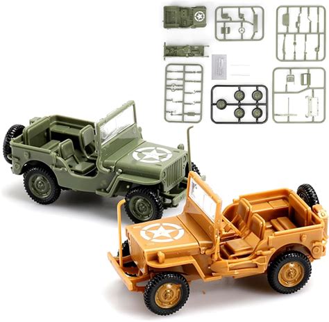 Amazon Viikondo Military Vehicle Army Men Toy Easy Model Kit