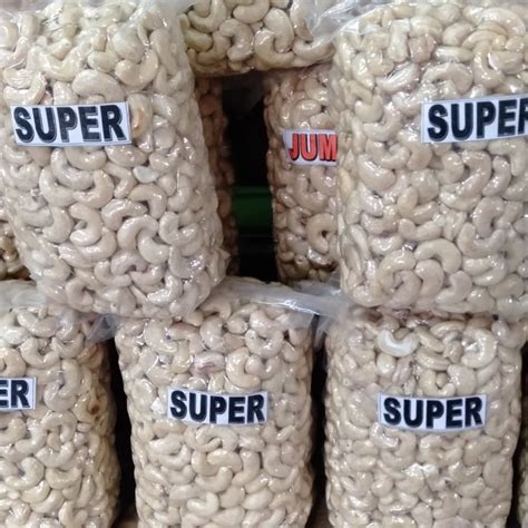 Jual 1kg Kacang Mede MENTAH Super 1kg Snack Mete Mente Raw Cashew Nut