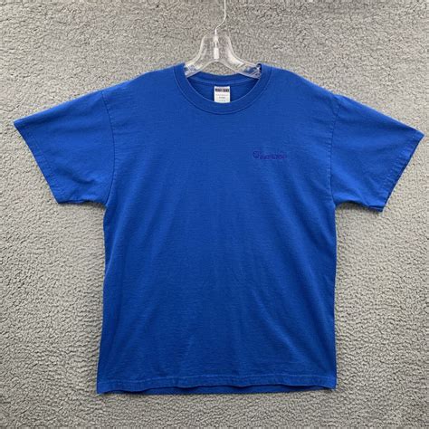 Pepsi Cola Employee Uniform T Shirt Mens Large Blue S Gem