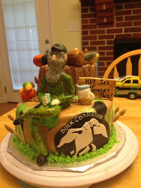 Duck Dynasty Cake White Cake Buttercream Icing And Fondant All Is