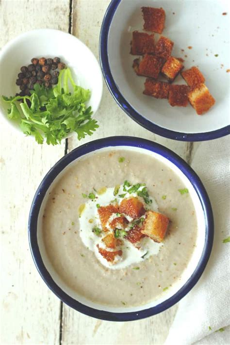 Healthy Mushroom Soup Recipe - Fun FOOD Frolic