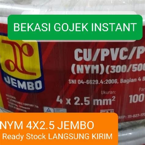 Jual KABEL NYM 4X2 5 Mm 50Mtr JEMBO Bisa PPN Kab Bekasi SINAR